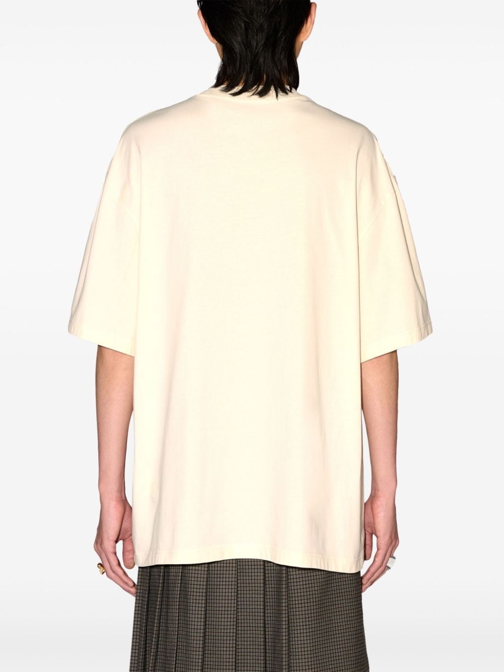 ball chain-detail T-shirt - 4