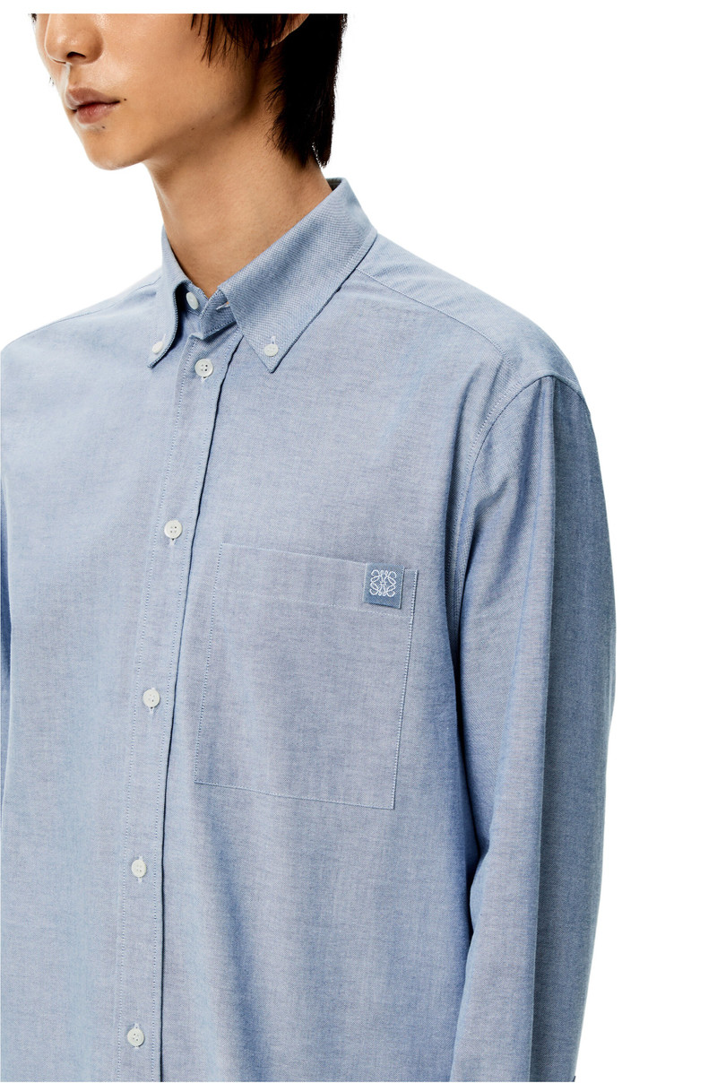 Chest pocket Oxford shirt in cotton 5