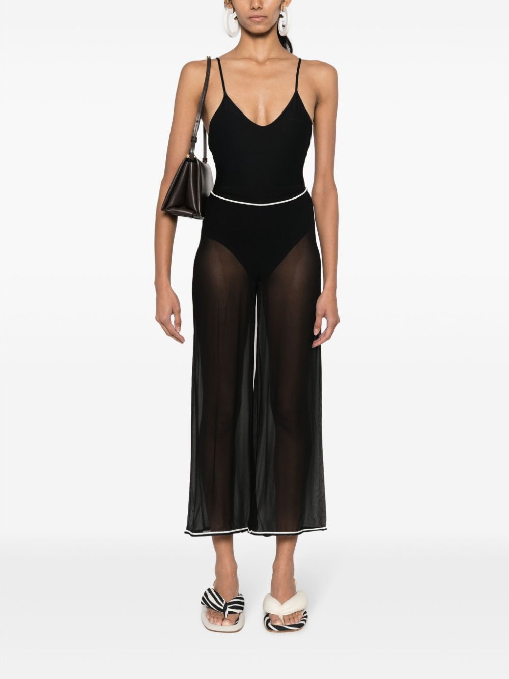 Juana sheer silk trousers - 2