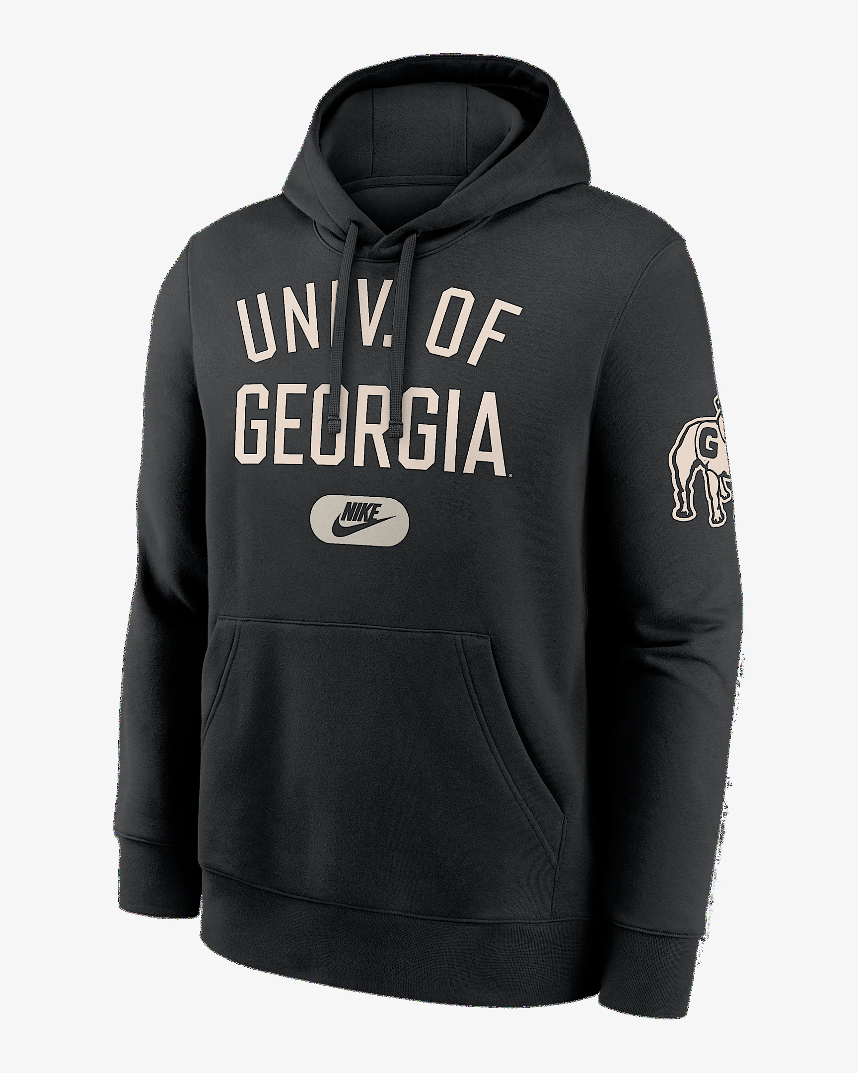 Georgia Club Men's Nike College Pullover Hoodie - 1