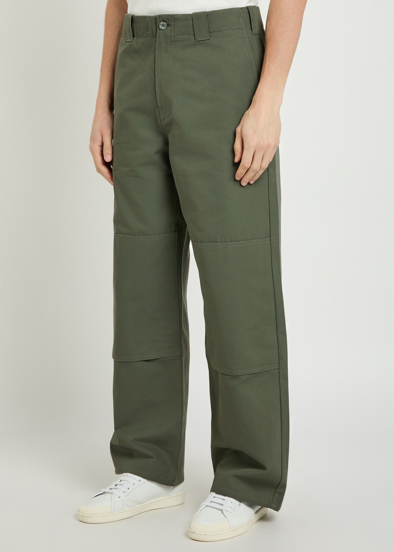 KENZO Kenzo Double-knee Cotton-twill Chinos outlook