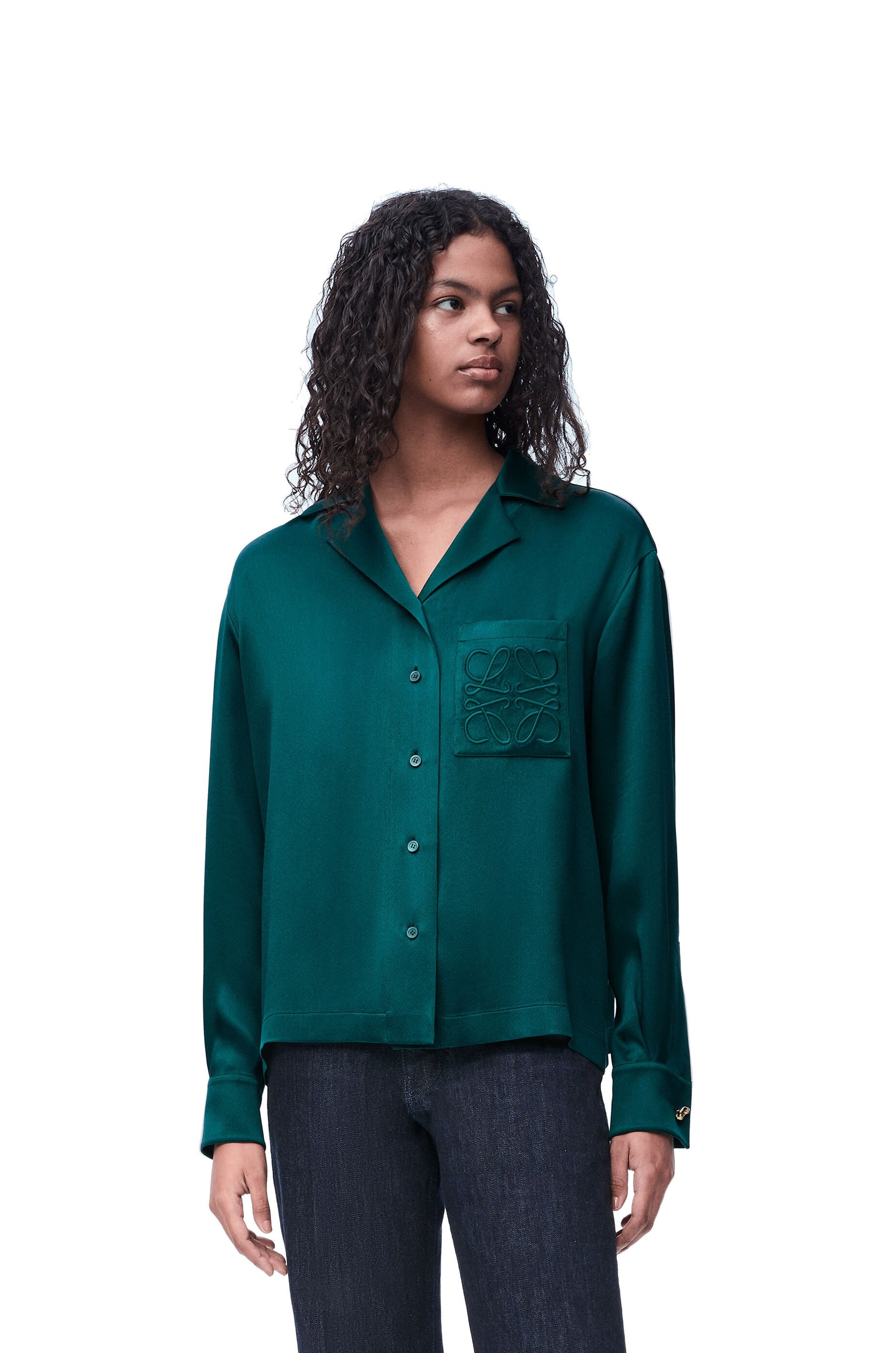 Pyjama blouse in silk - 3