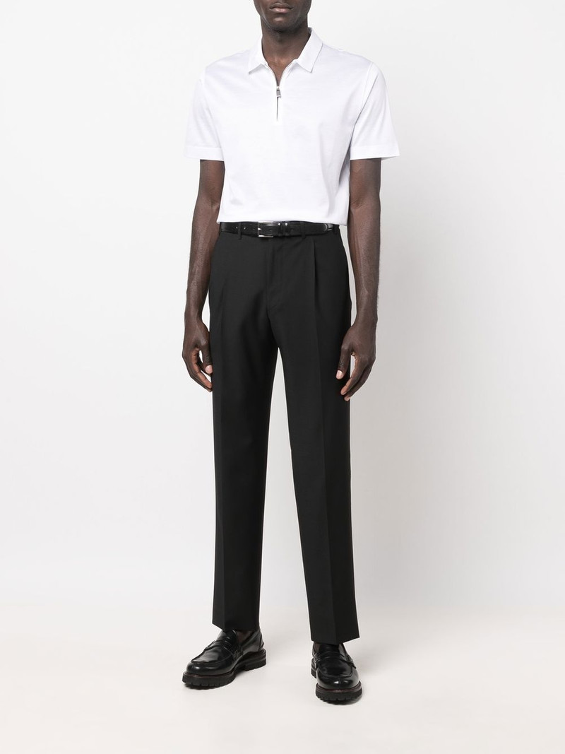 Canali 슬림핏 슈즈 바지 outlook