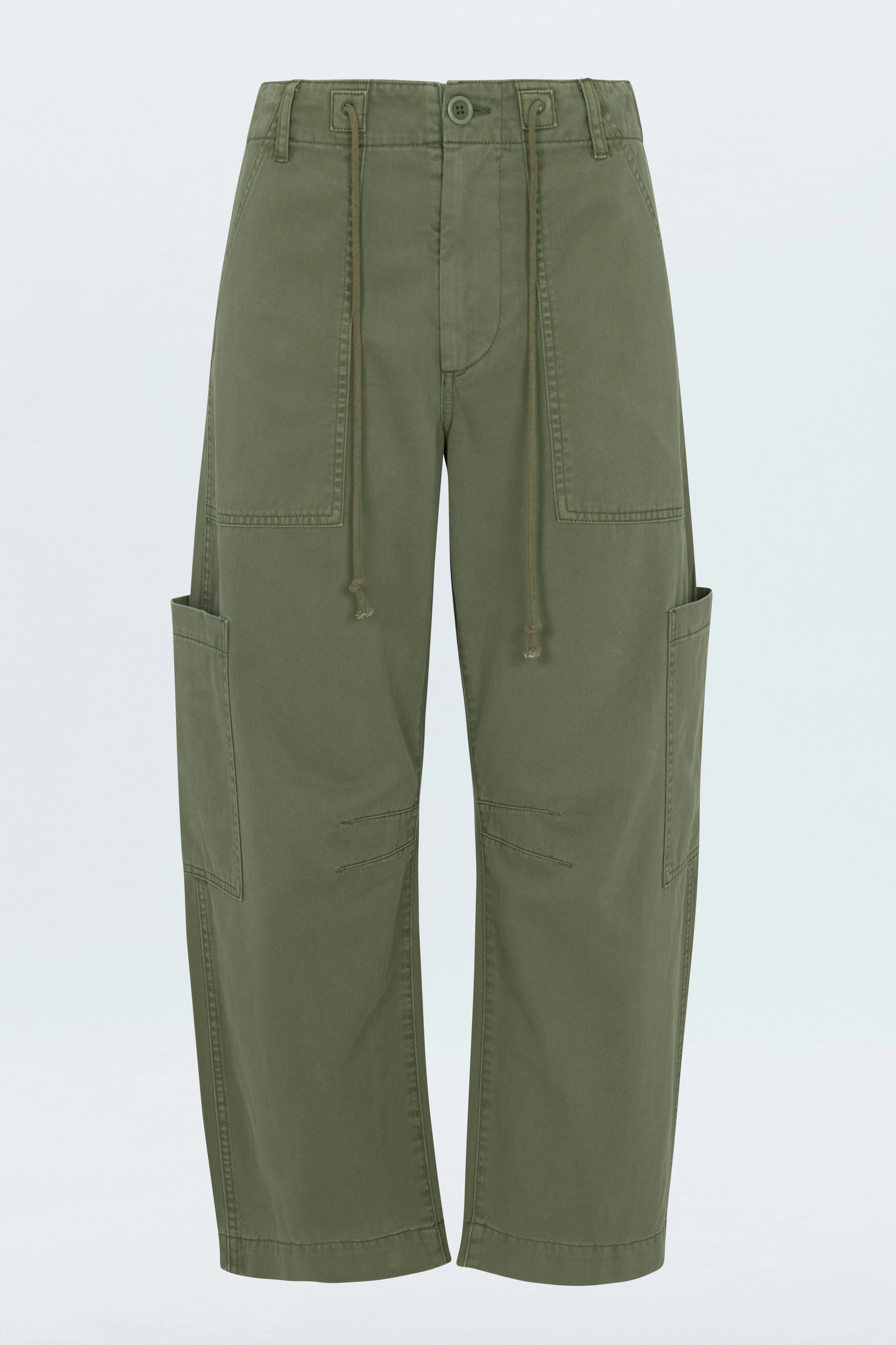 SABRINA CURVED UTILITY PANTS - MEADOW - 1