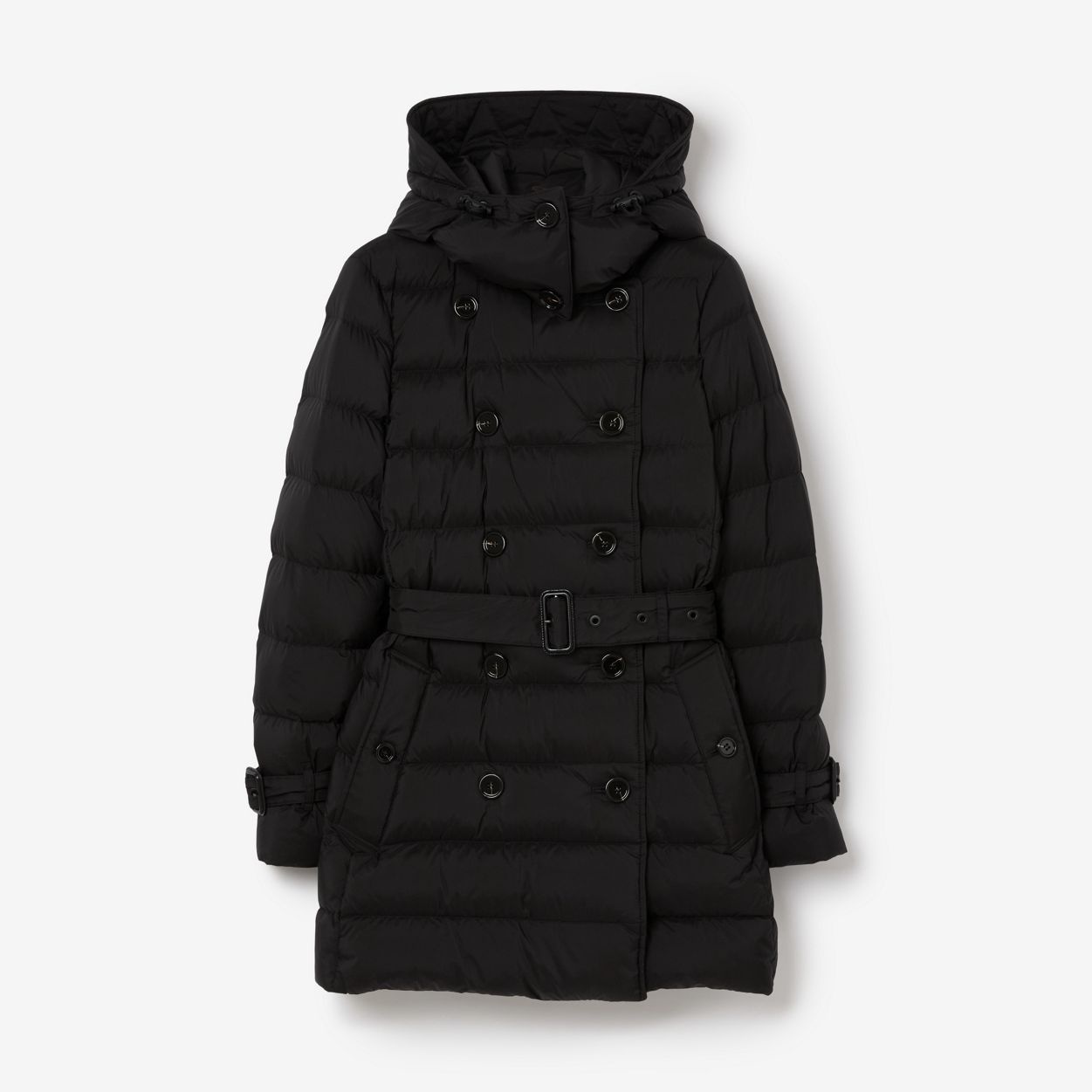 Detachable Hood Puffer Coat - 1