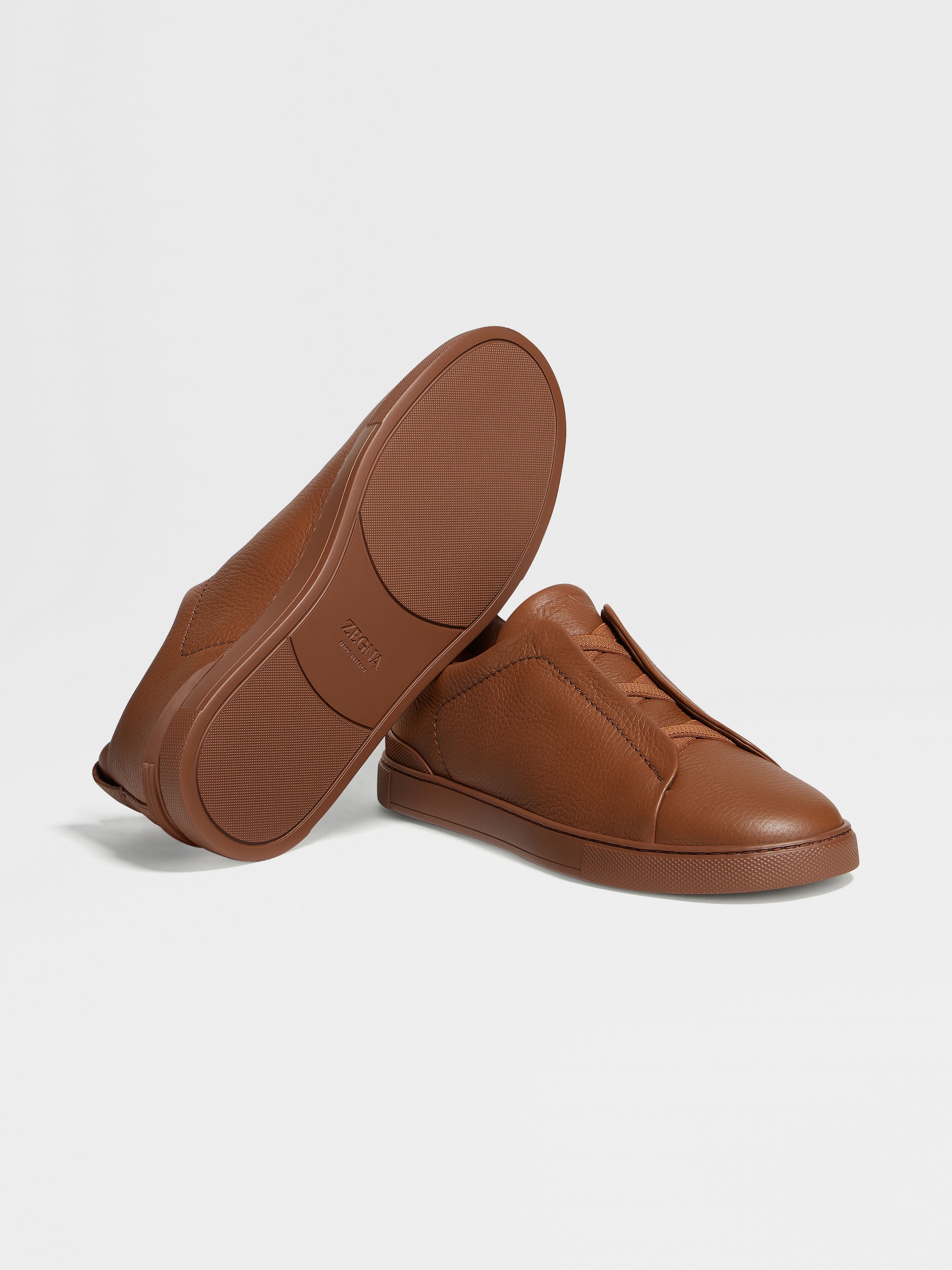 DARK FOLIAGE DEERSKIN TRIPLE STITCH™ SNEAKERS - 4