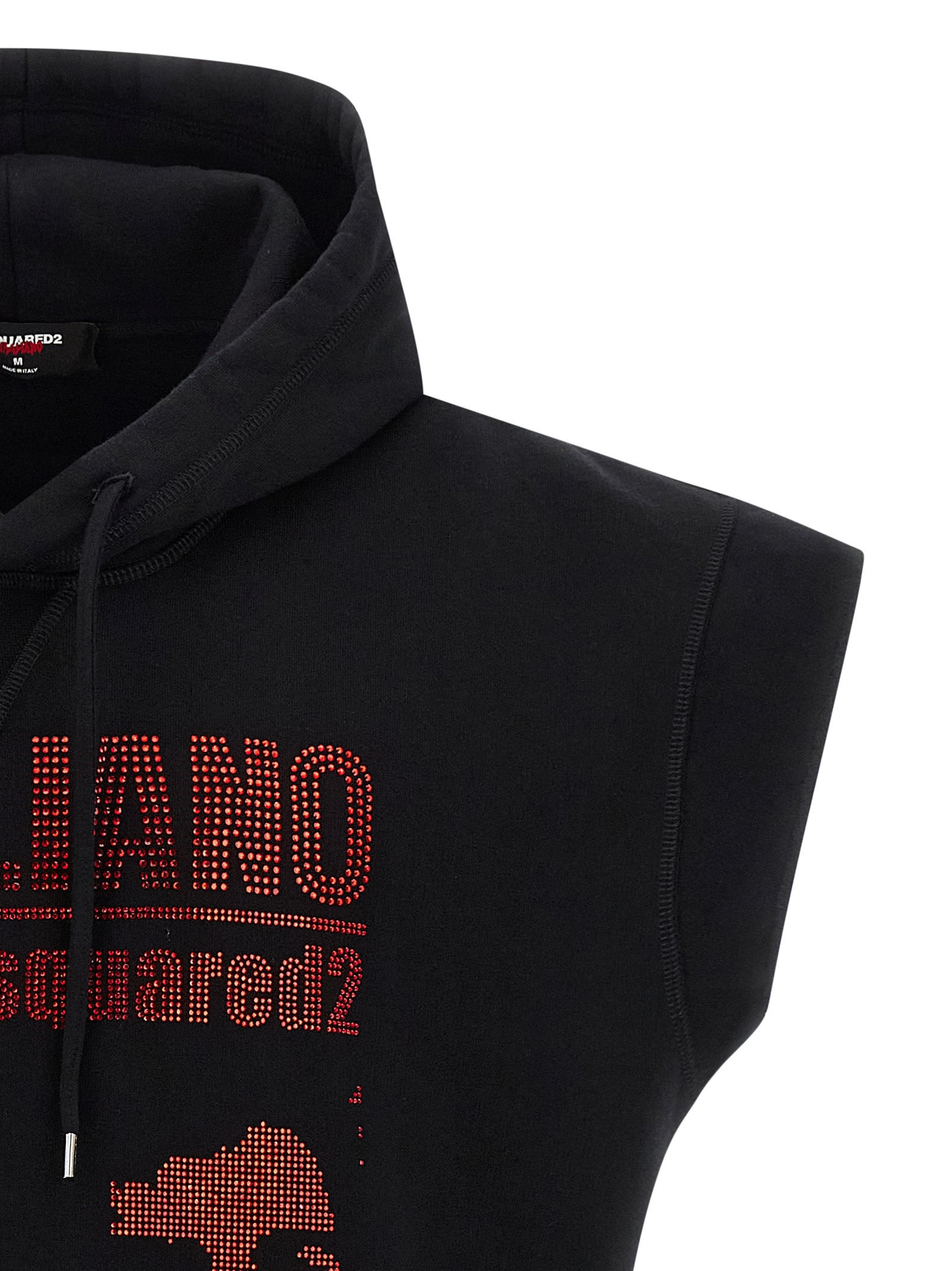 Magliano X Dsquared2 Capsule Hoodie Sweatshirt Black - 3
