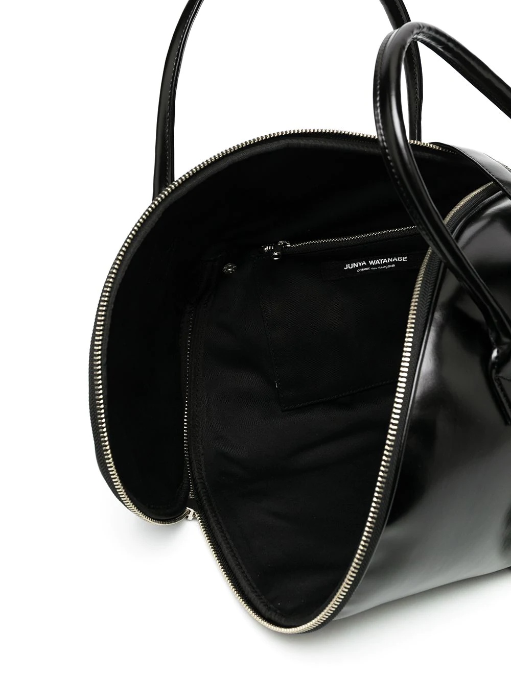 asymmetric zip tote bag - 5