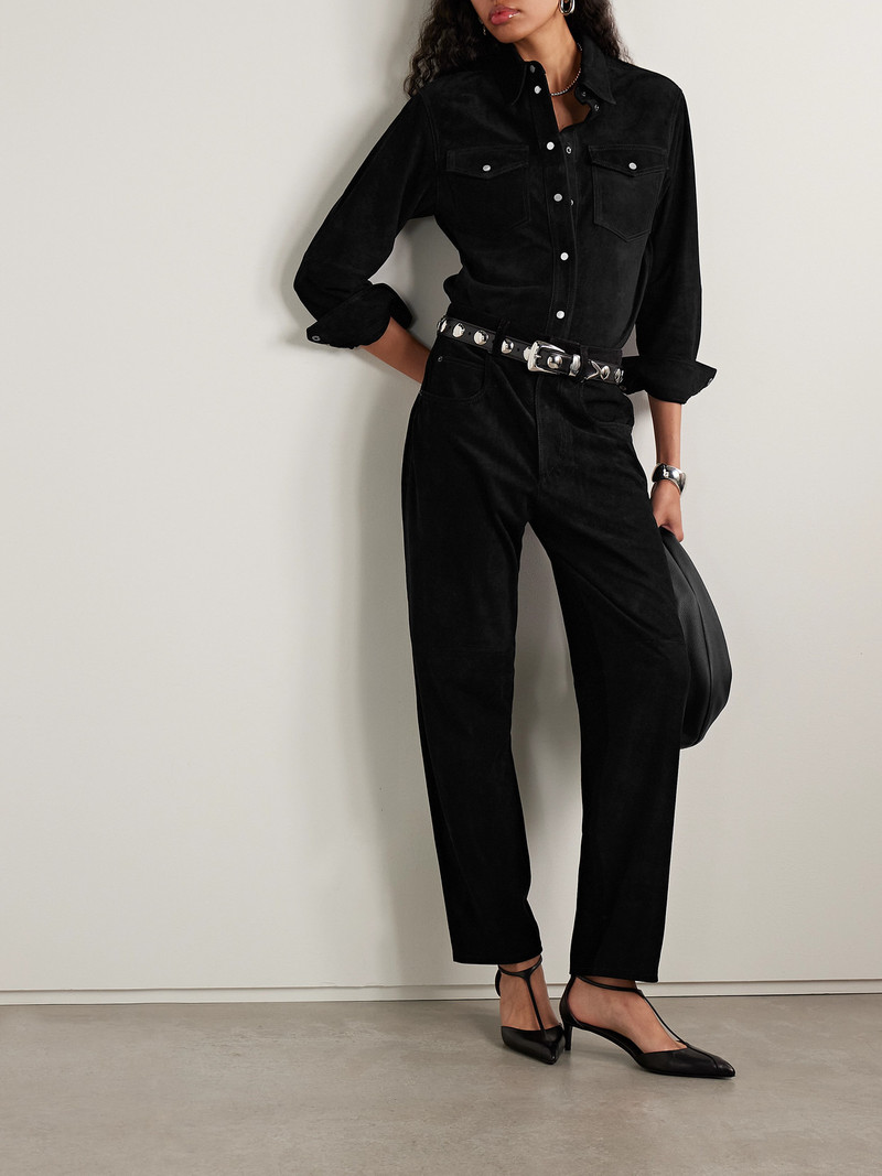 Isabel Marant Delcia Suede Shirt outlook