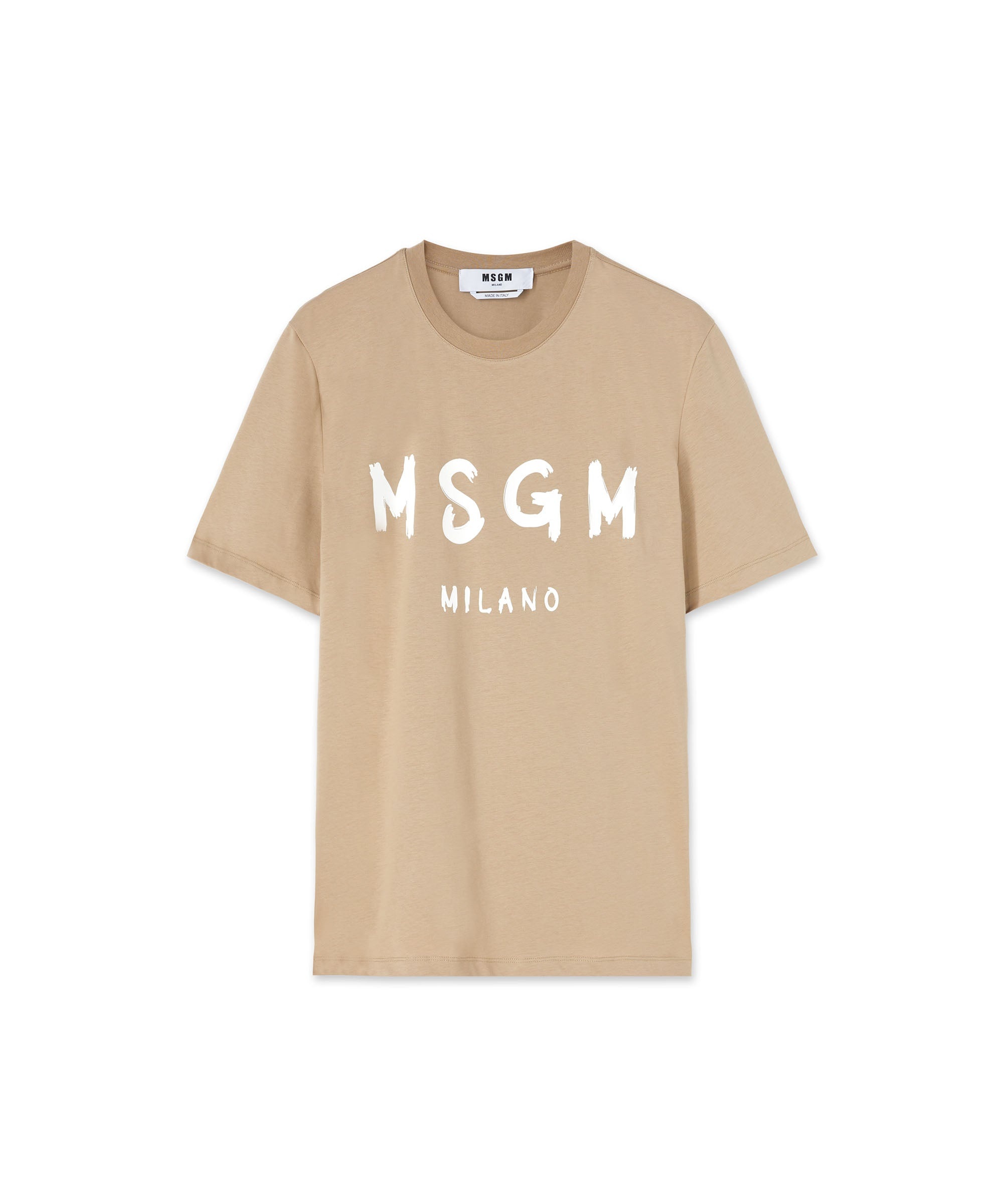 T-Shirt with brushstroke logo - 1