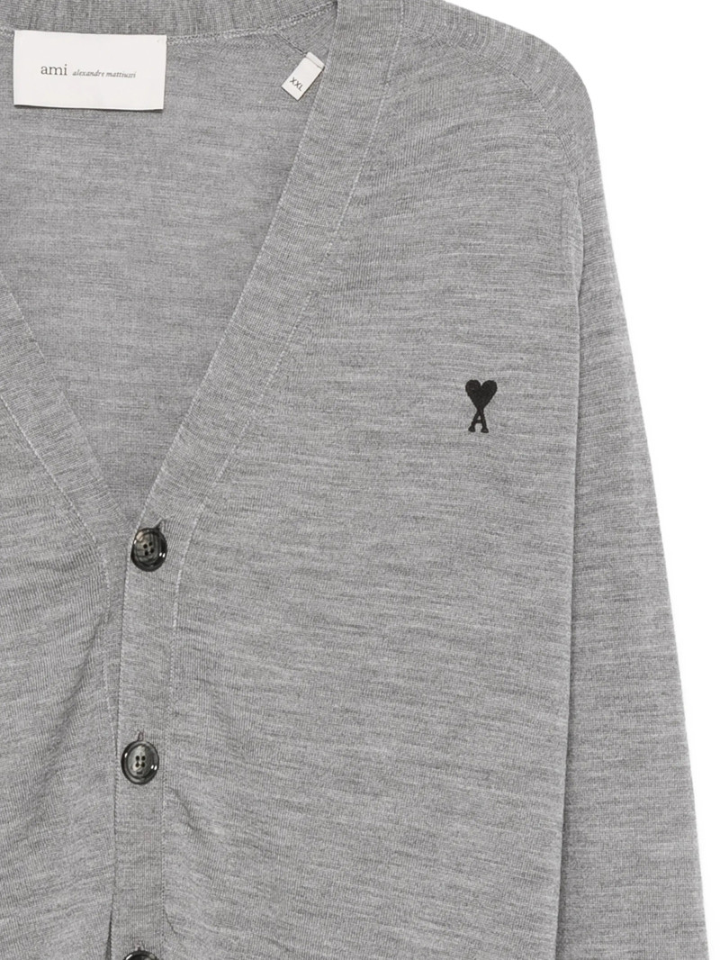 AMI Paris Ami Paris Button V-neck Cardigan outlook
