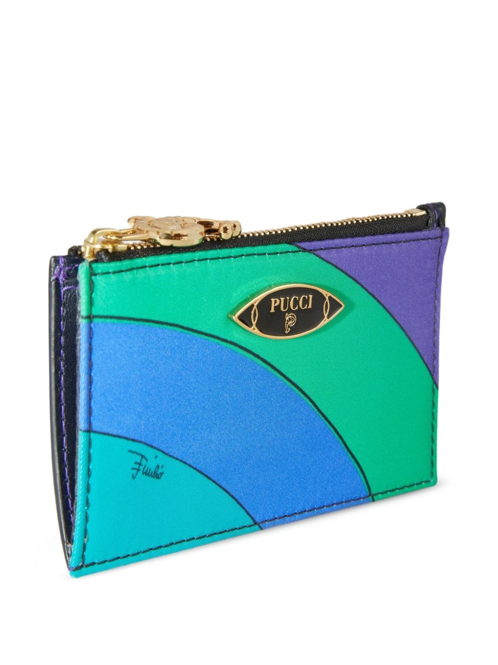 Iride-print cardholder - 2