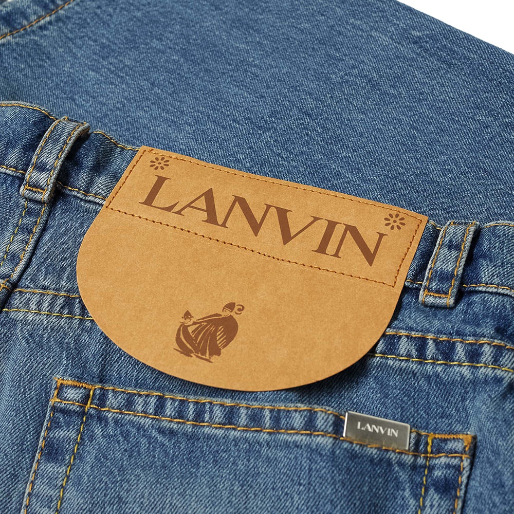 Lanvin Back Patch Logo Jean - 2