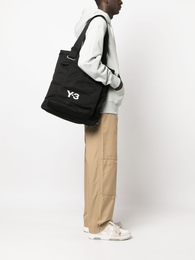 Y-3 CL logo-print tote bag outlook