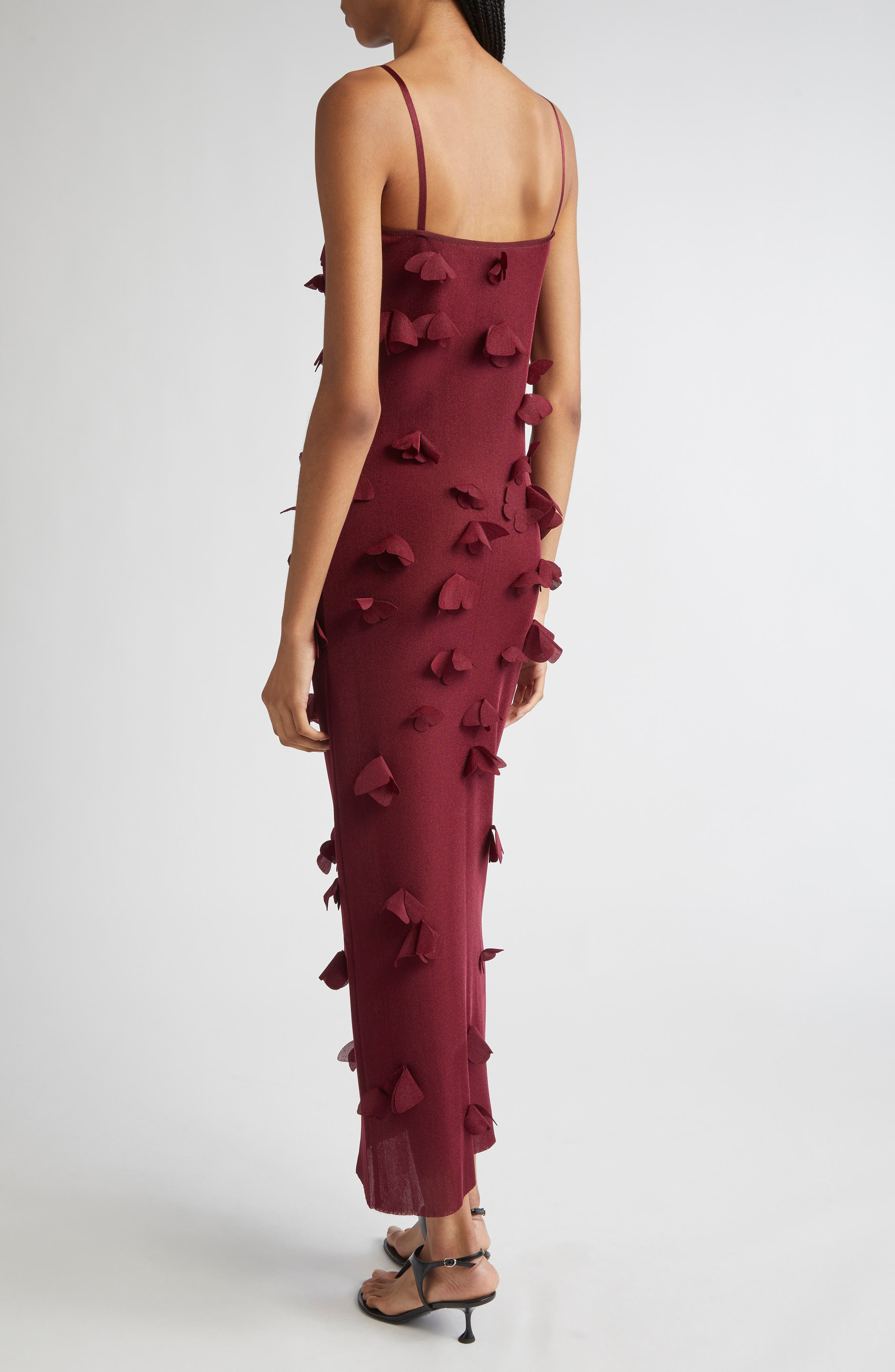 Coperni Butterfly Appliqué Slipdress in Red at Nordstrom - 2