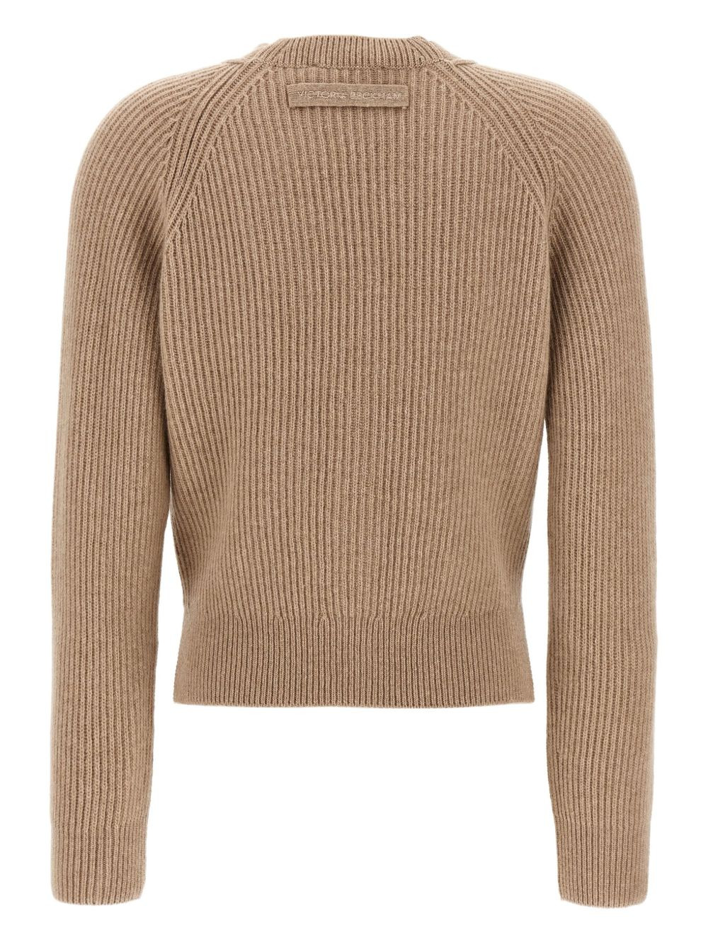 stepped-hem ribbed cardigan - 2