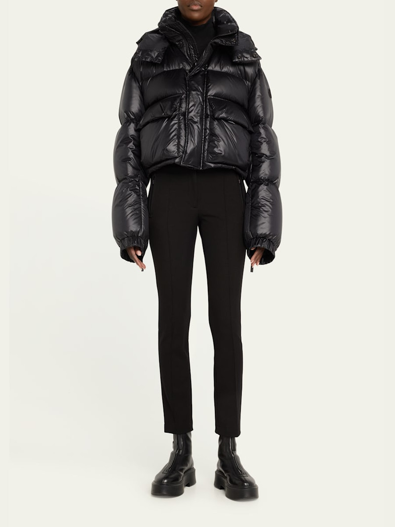 Moncler x Sacai Layered Midi Puffer Jacket outlook