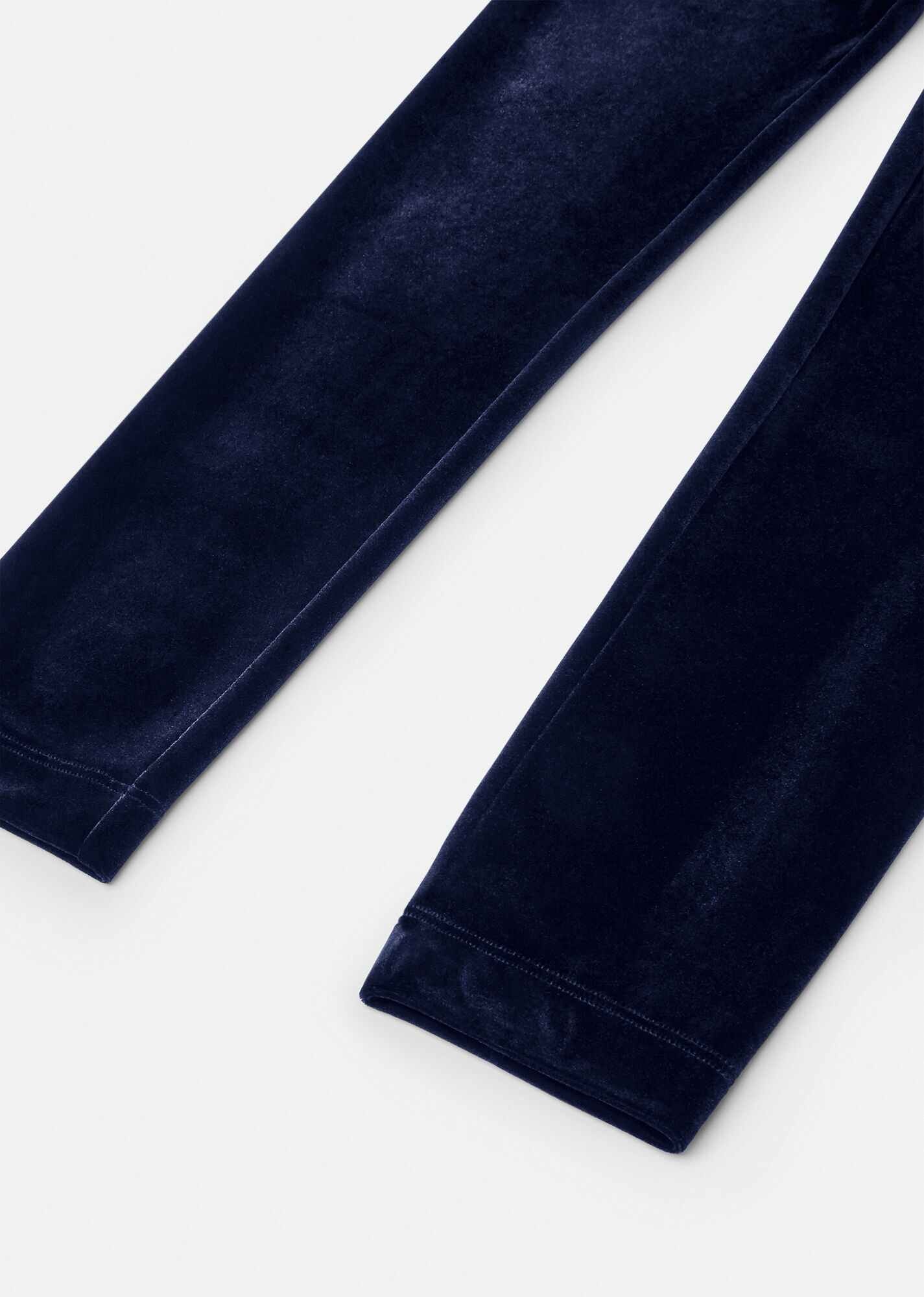 Logo Velvet Leggings - 4