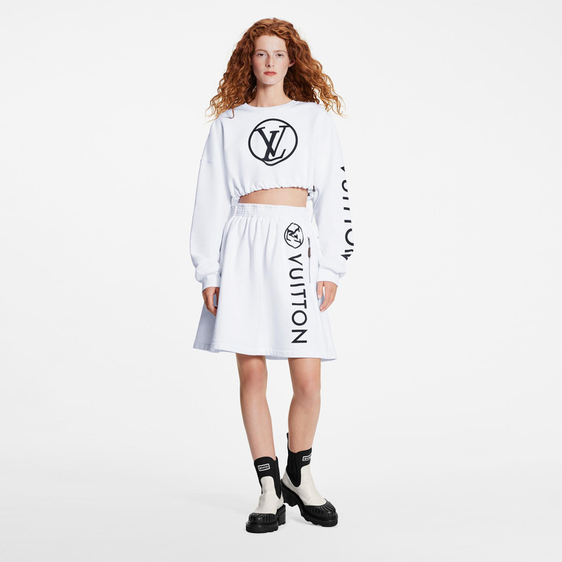 Louis Vuitton Macro Signature Cropped Sweater outlook