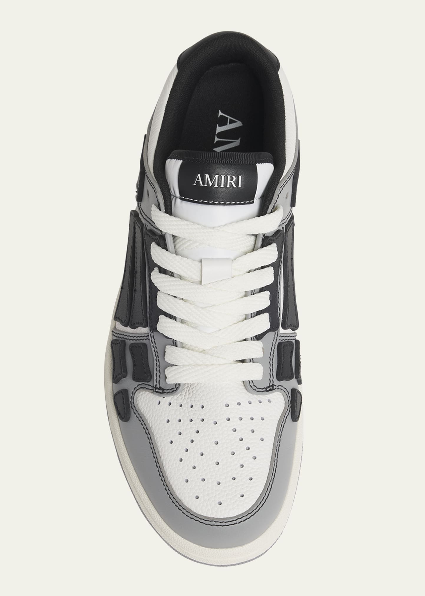 Men's Varsity Skel Leather Low-Top Sneakers - 6