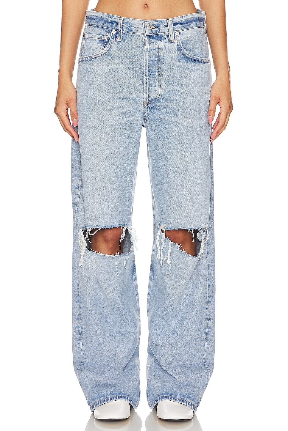 Ayla Baggy Cuffed Crop - 2