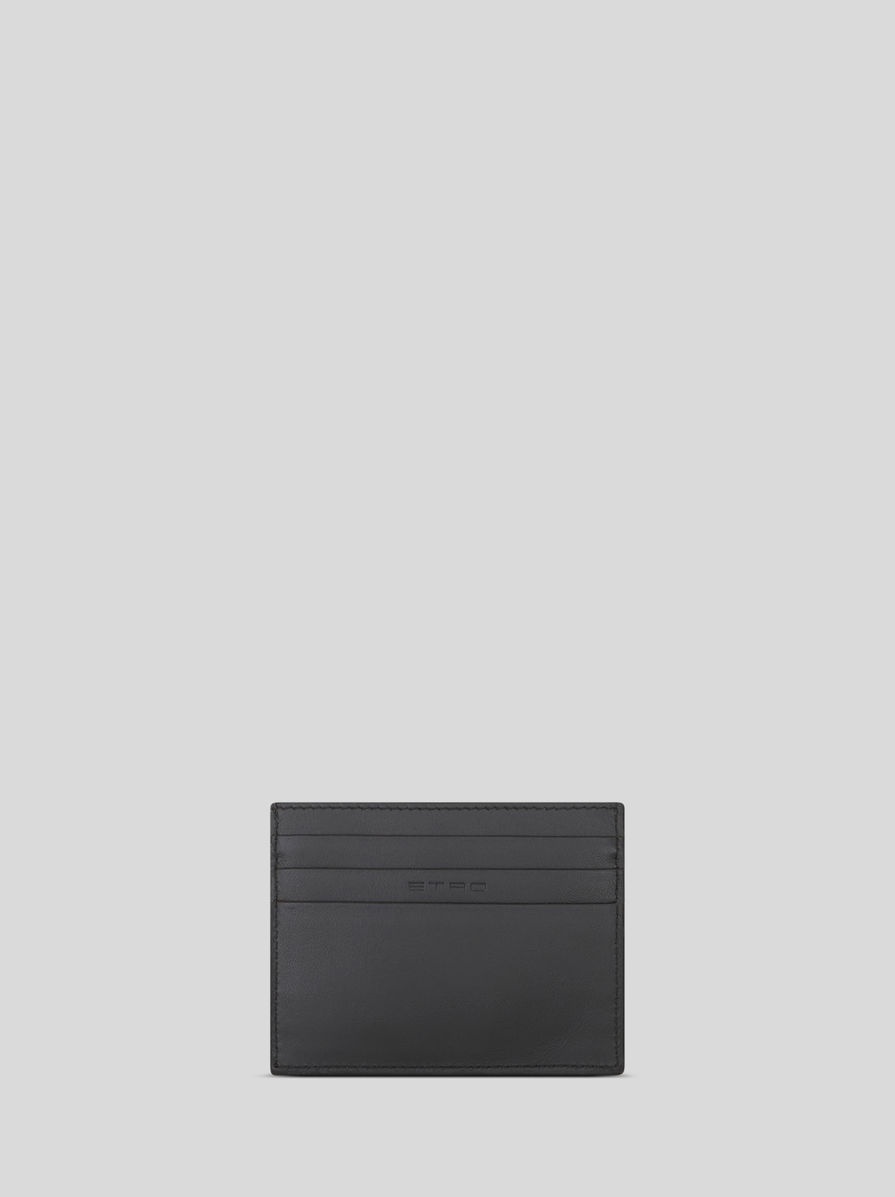 LEATHER CREDIT CARD HOLDER WITH PEGASO - 2