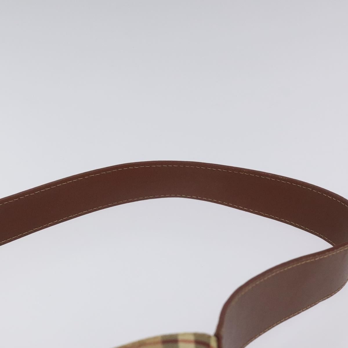 Burberry Nova Check Shoulder Bag Pvc Beige - 8