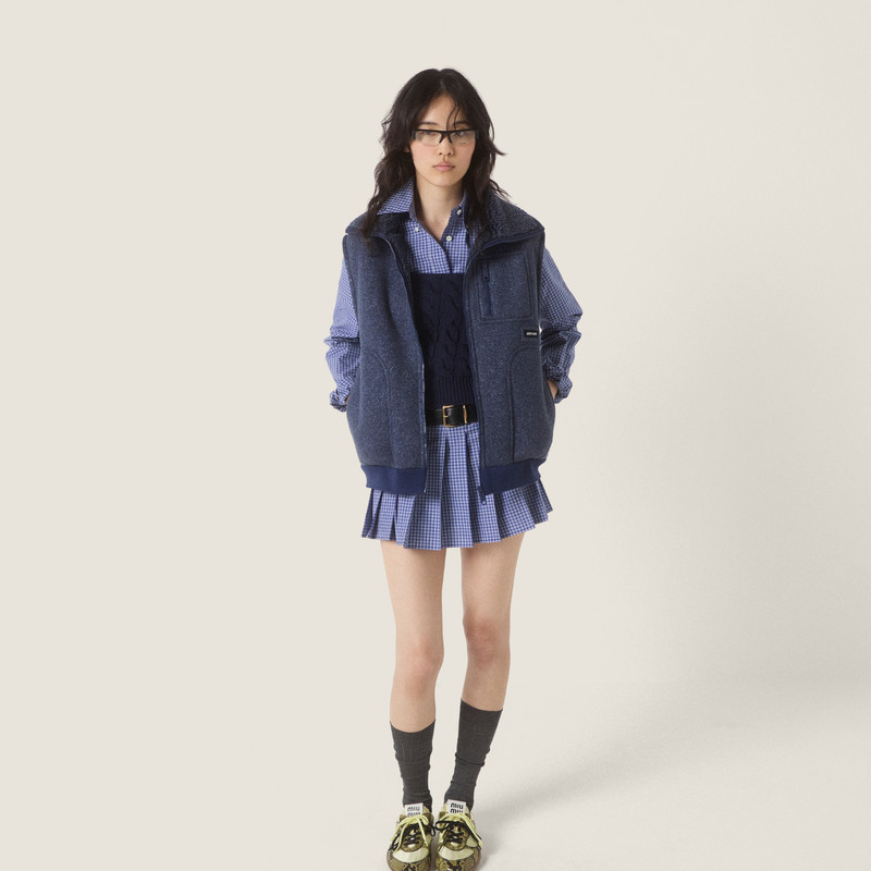 Miu Miu Fleece vest outlook