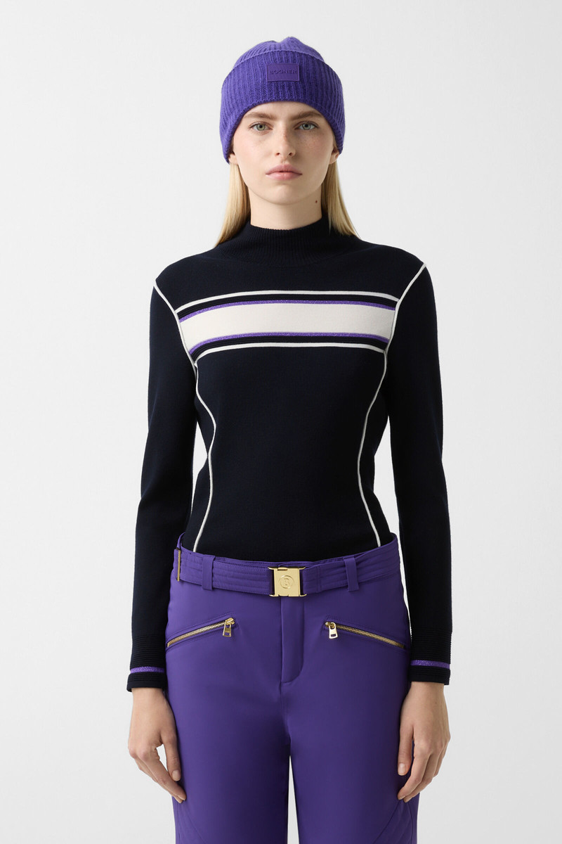 Elisa pullover in Navy blue 2