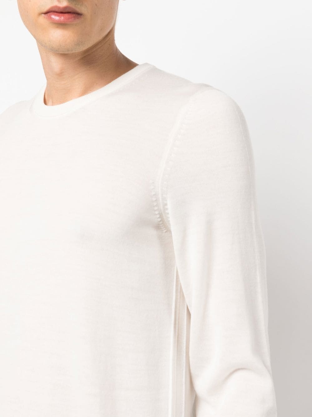 crew neck pullover sweater - 5