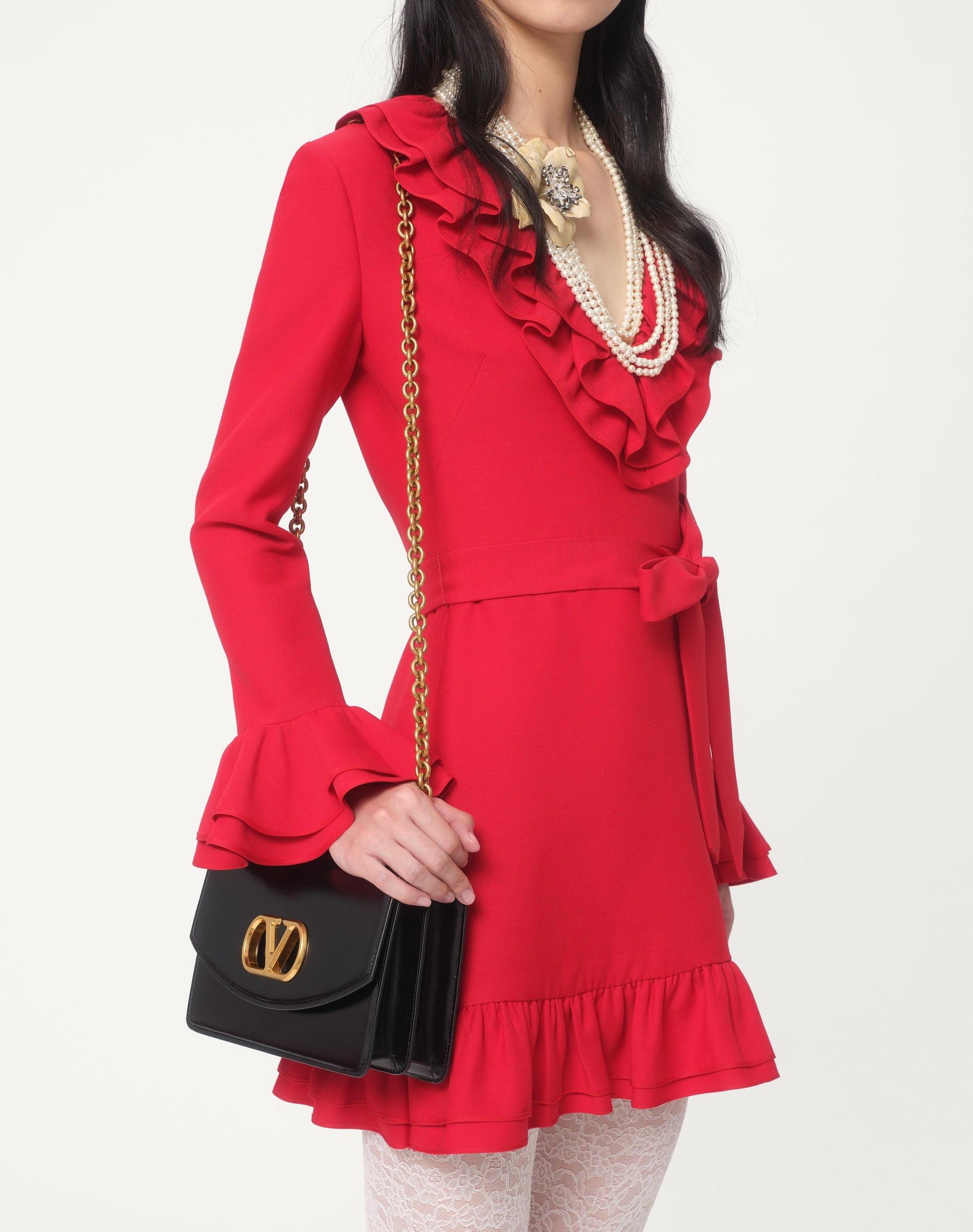 CREPE COUTURE SHORT DRESS - 3