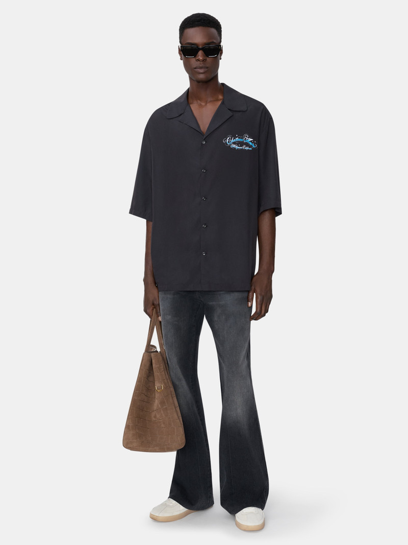 AMIRI CHATEAU SCRIPT CAMP SHIRT outlook