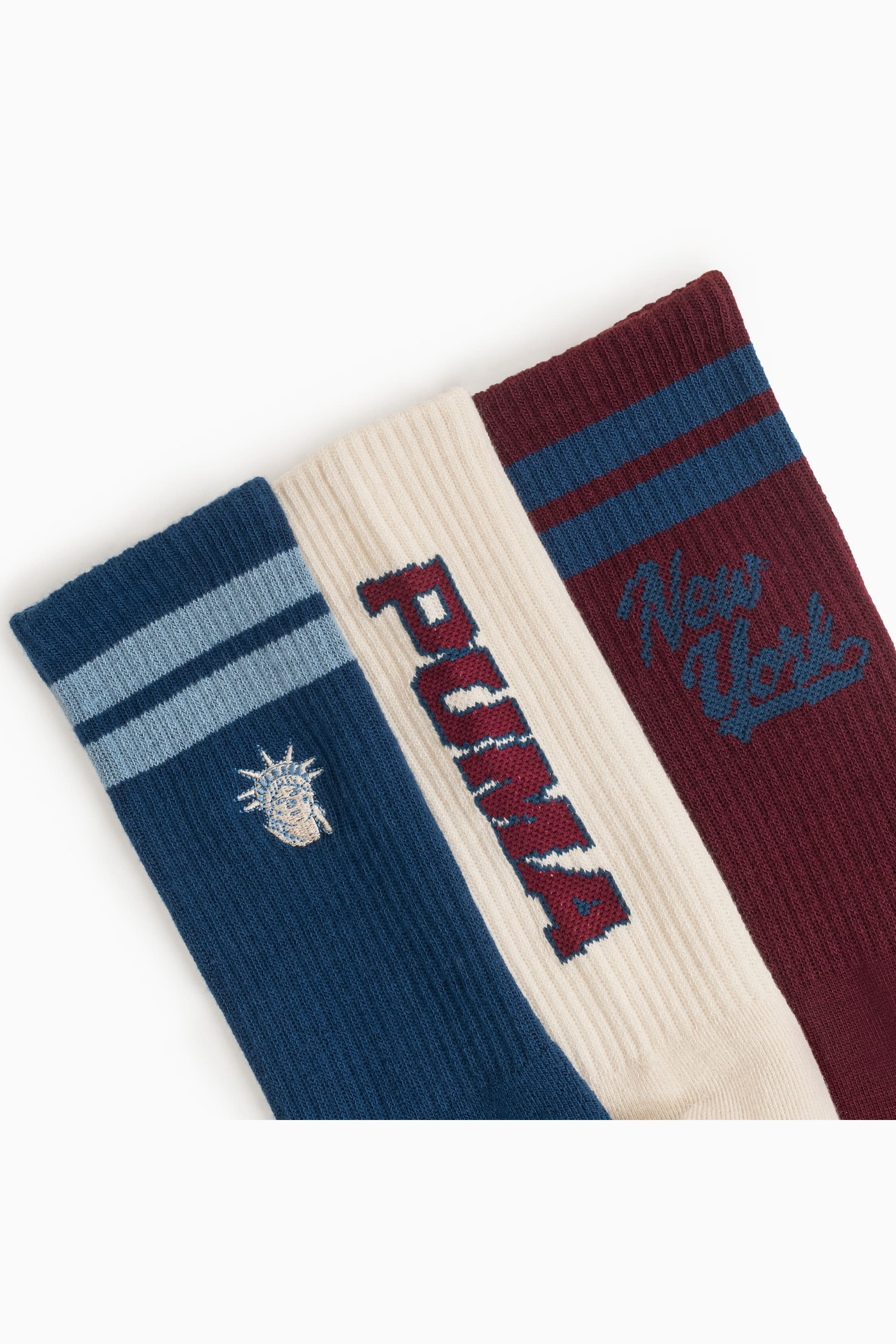 NYC Men's Crew Socks (3 Pairs) - 3