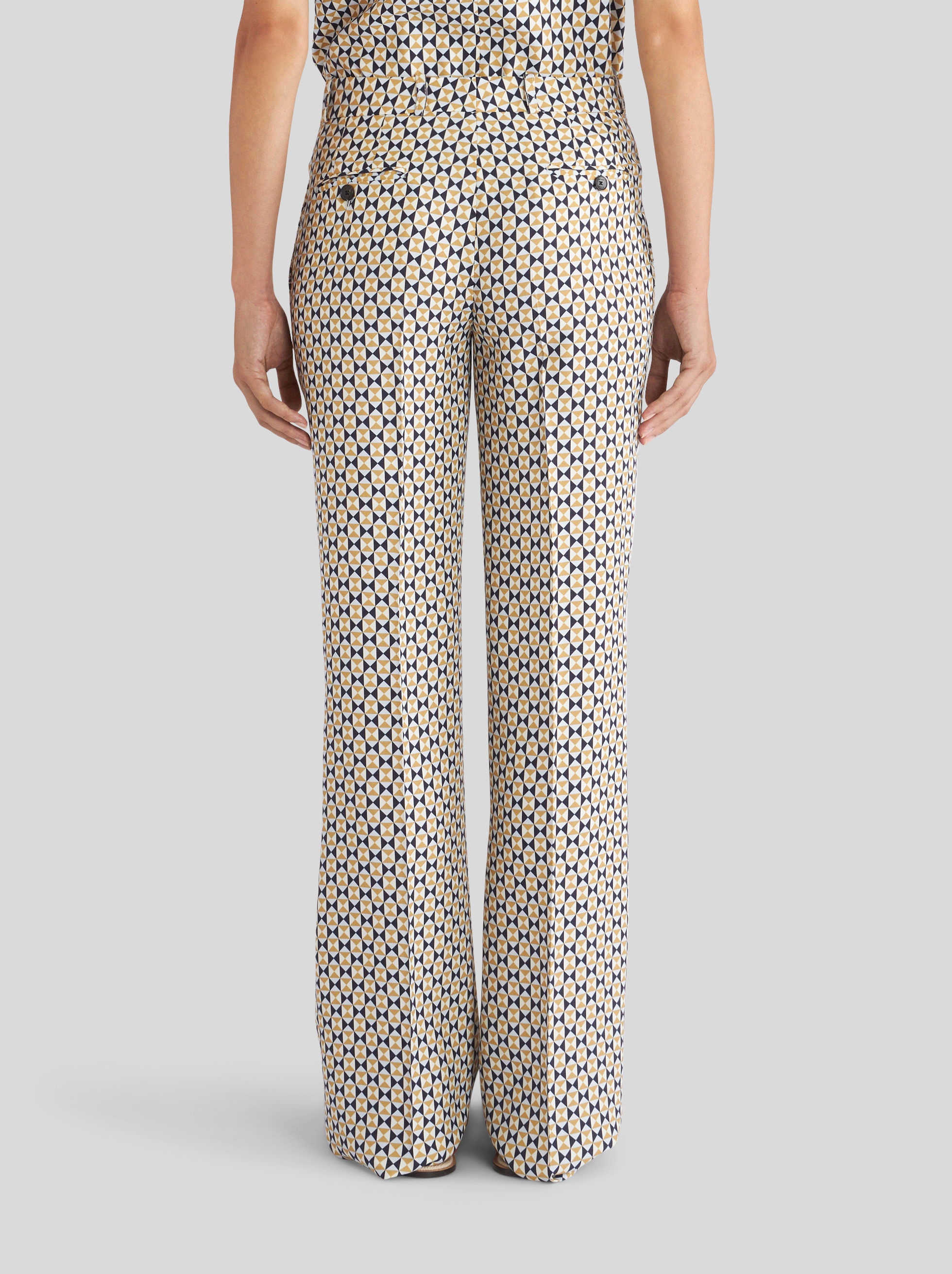 TAILORED TROUSERS WITH GEOMETRIC PATTERNS - 5