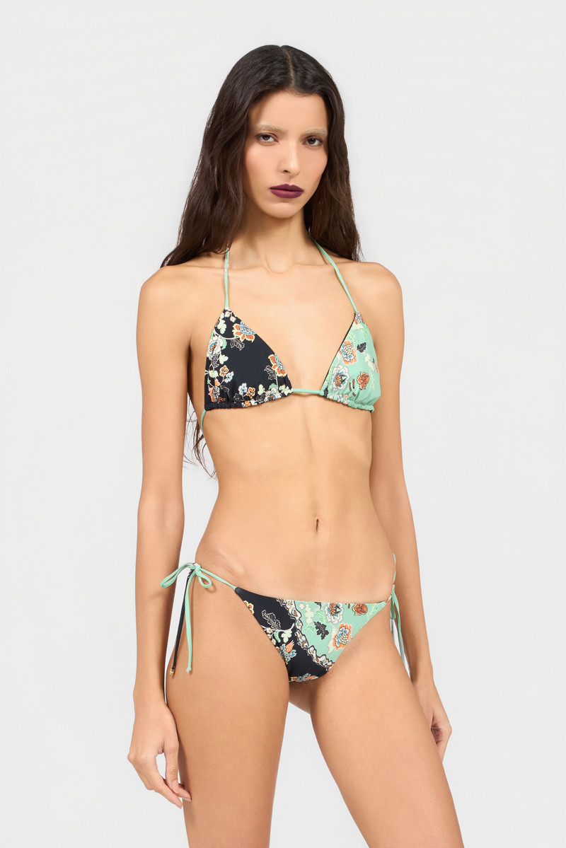 Kimono Print Bikini Top 3