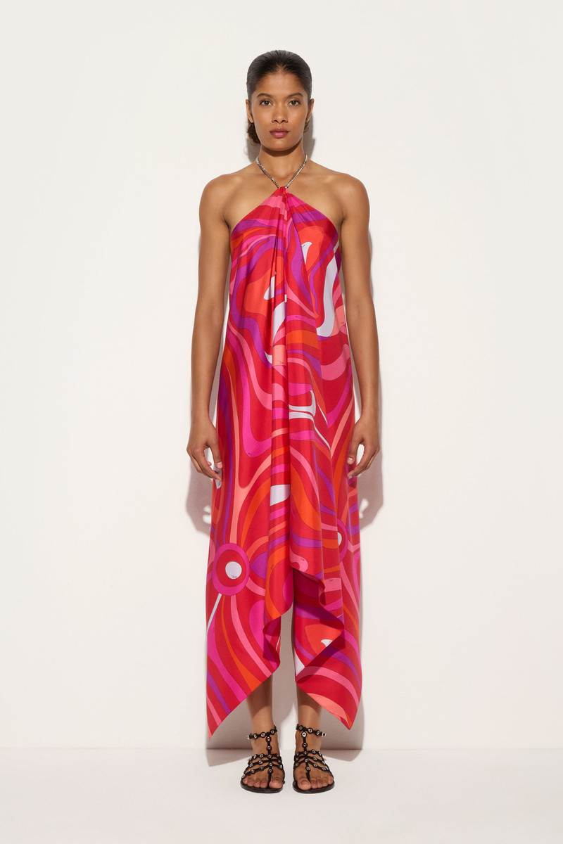 PUCCI MARMO PRINT SILK DRESS outlook