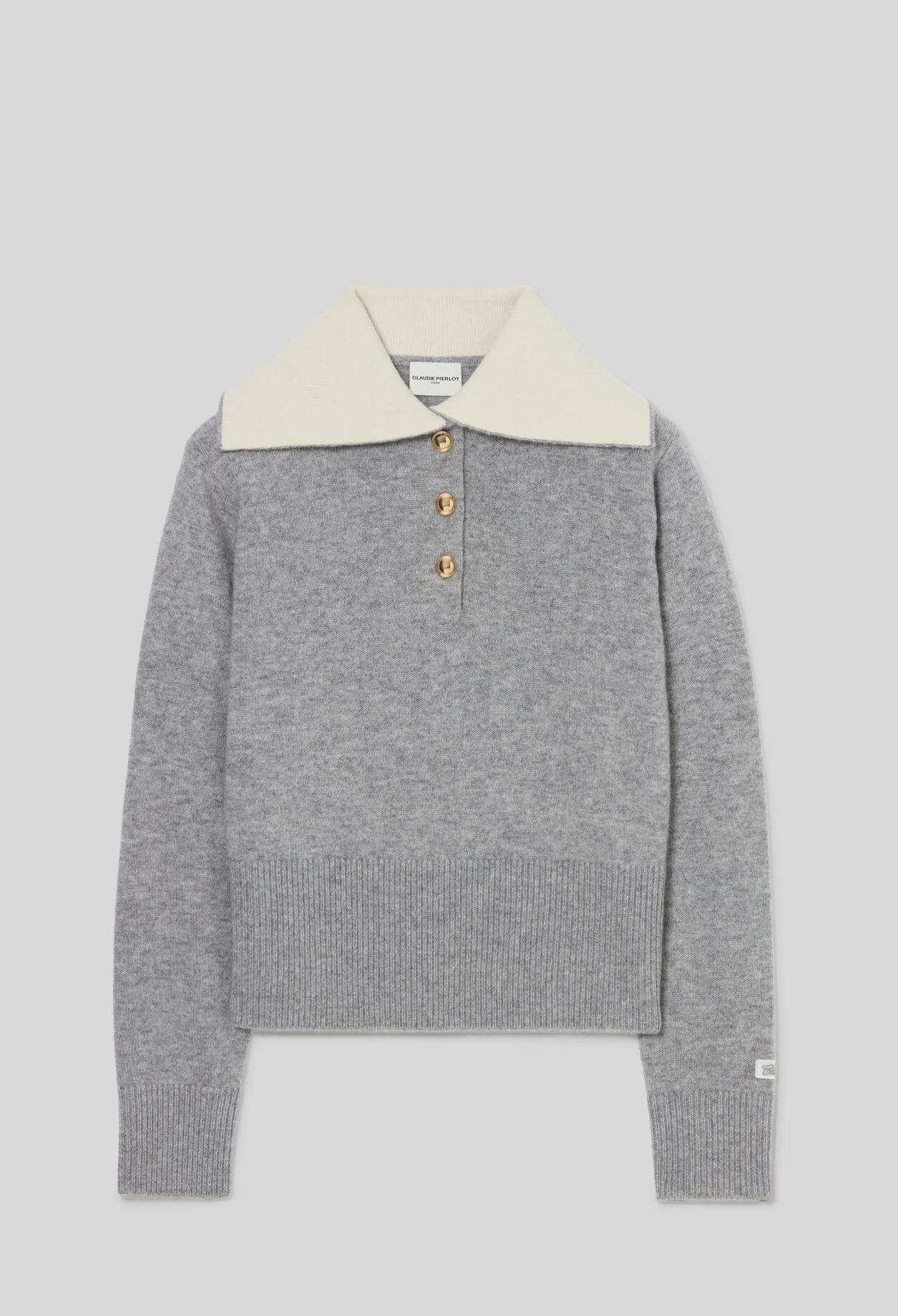 RELAXED WOOL HALF-ZIP JUMPER - 1
