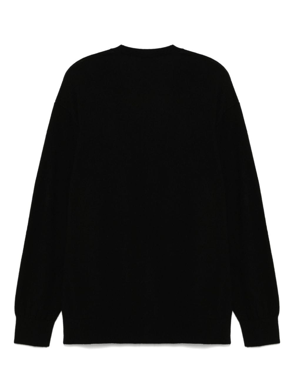 logo patch cardigan - 2
