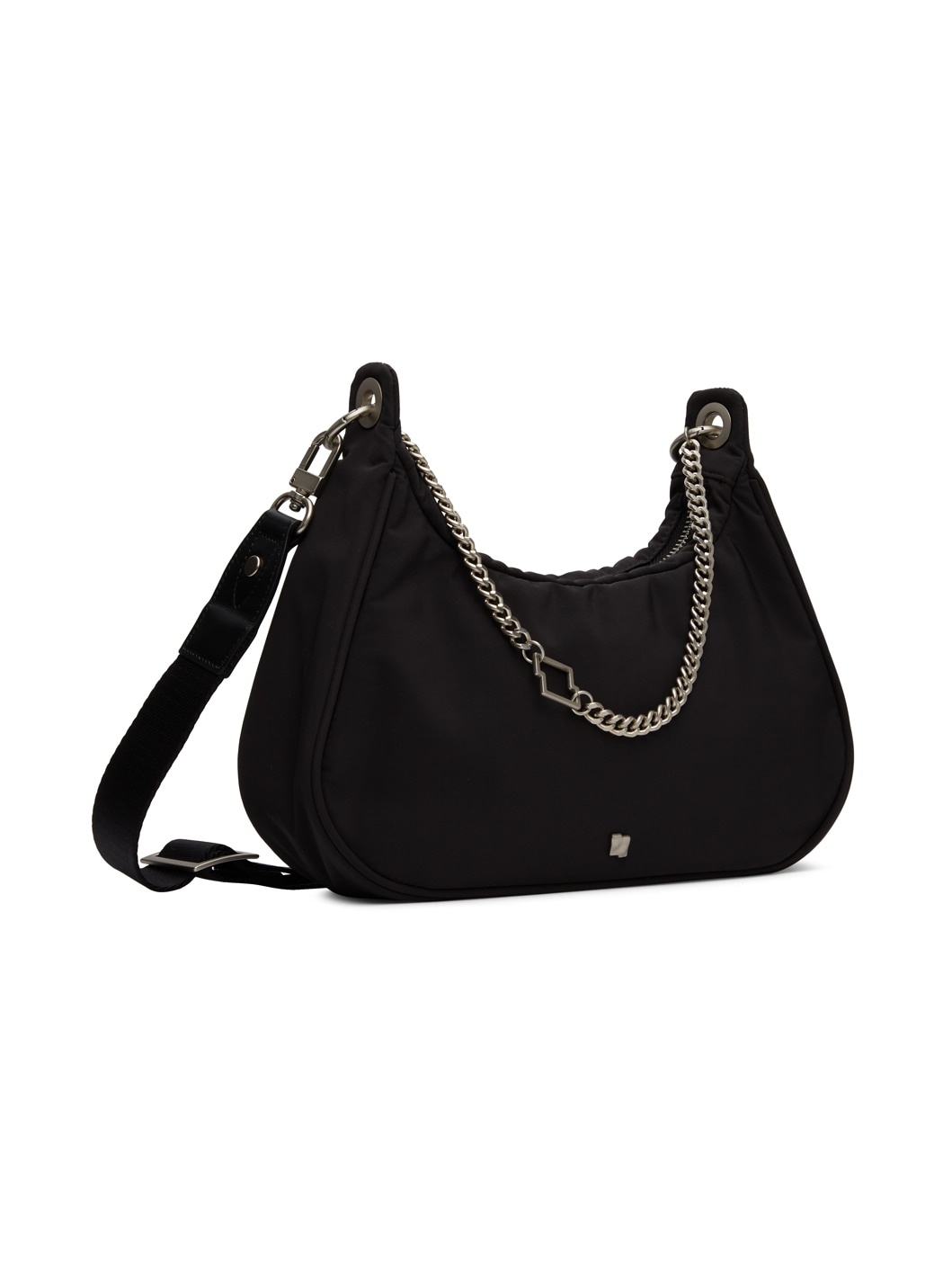 Black Tetris Chain Shoulder Bag - 2