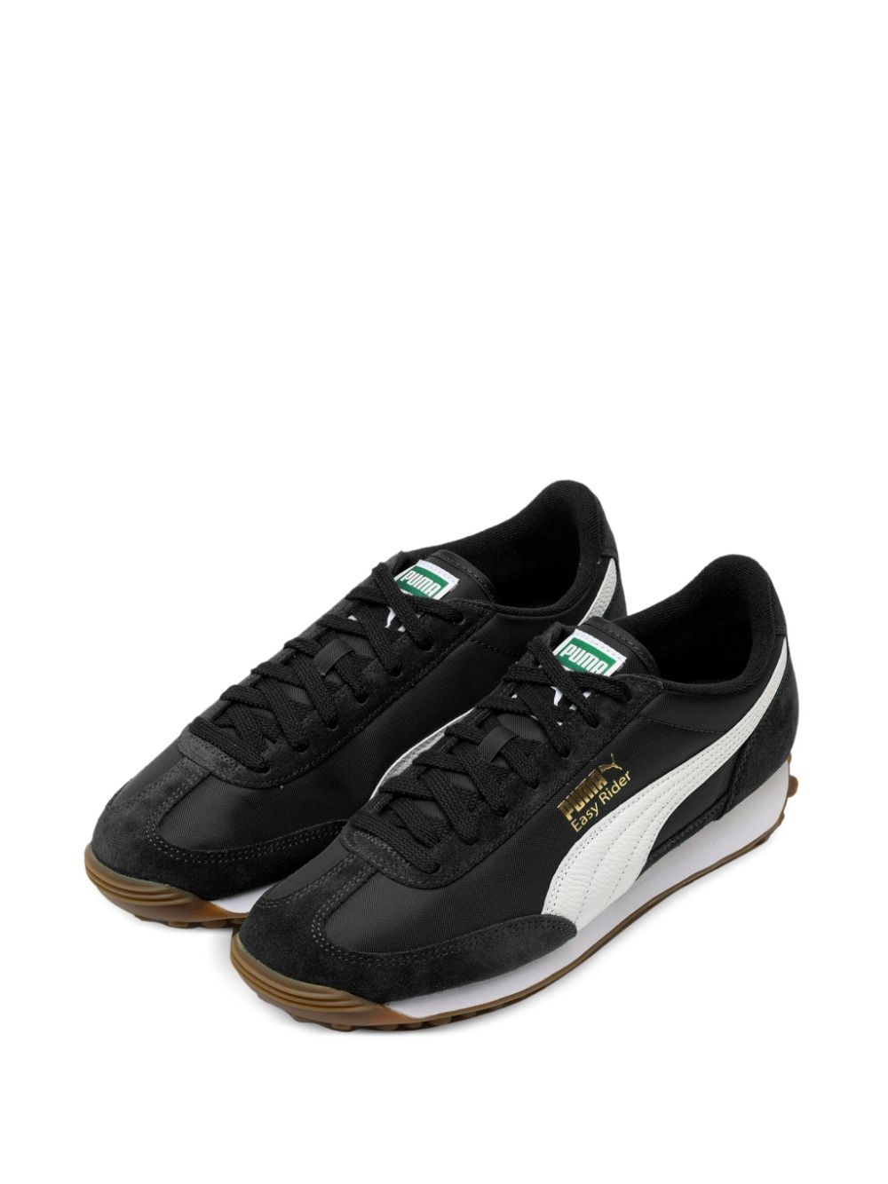logo-print low-top sneakers - 4