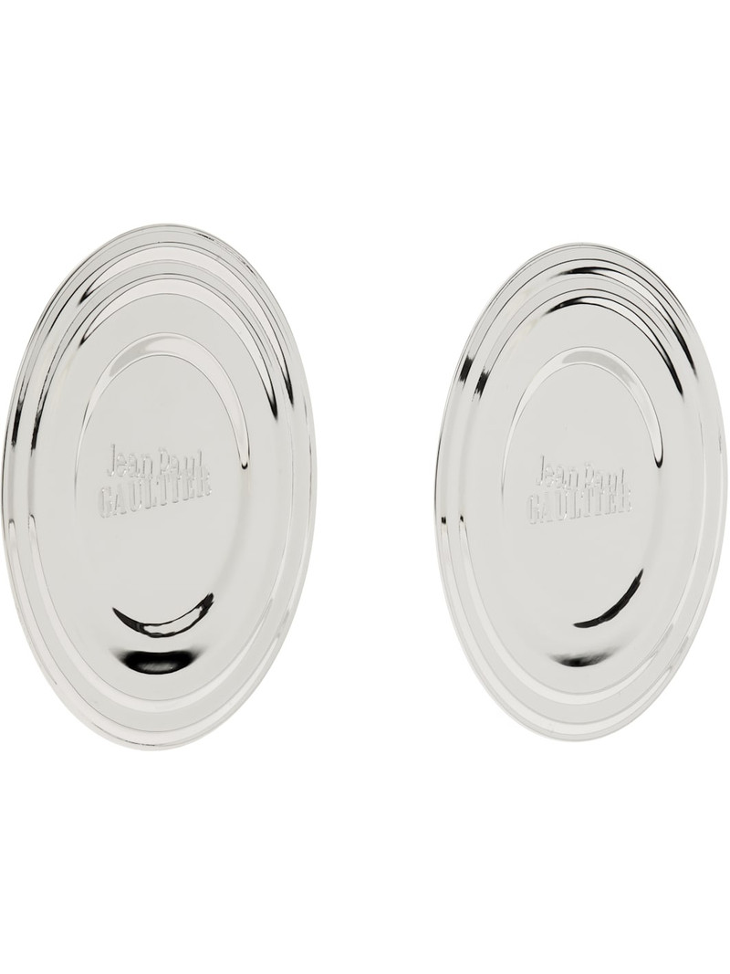 Jean Paul Gaultier Silver 'The Can' Earrings outlook