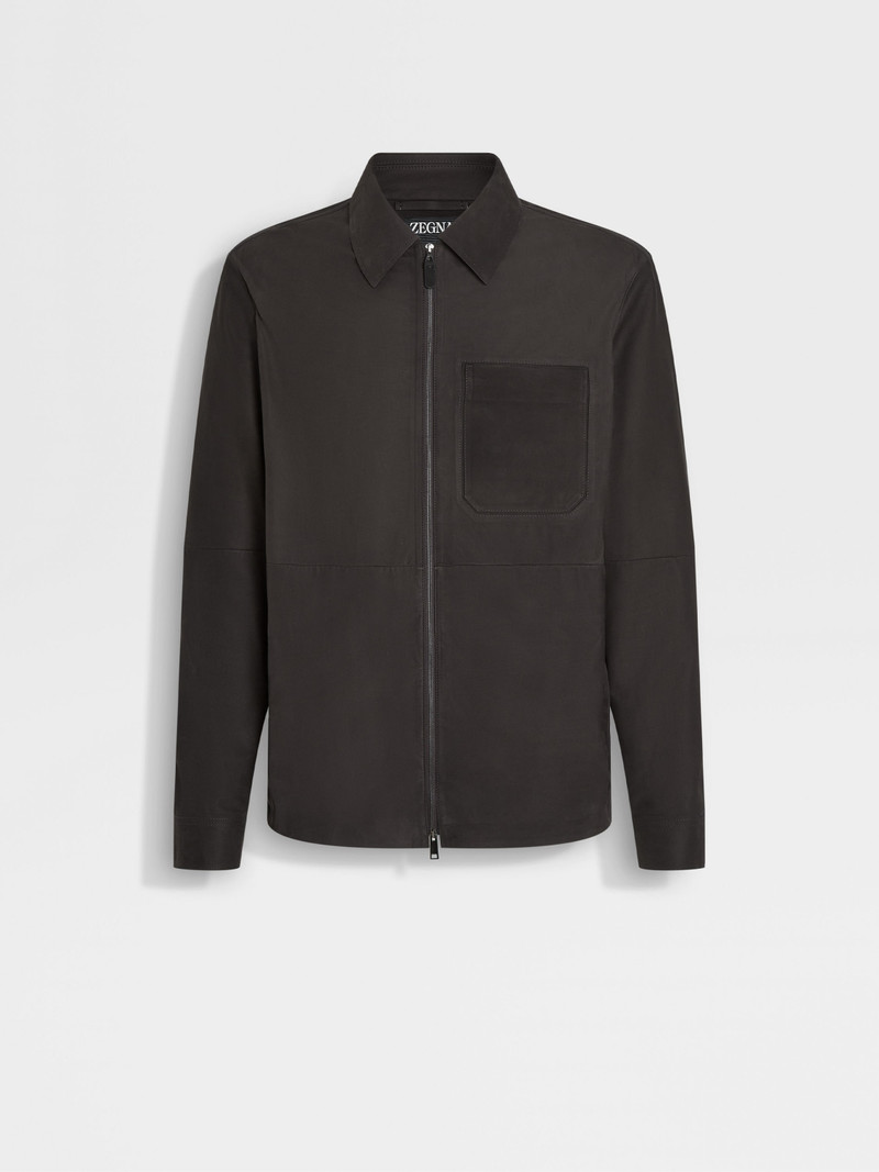 SECONDSKIN NUBUCK OVERSHIRT 1