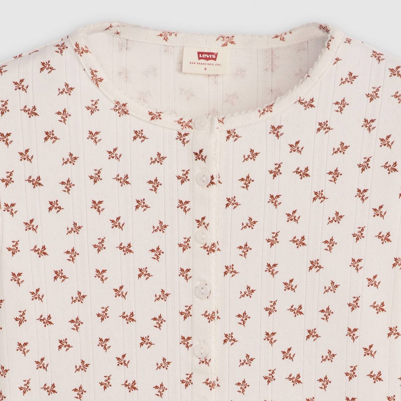 DRY GOODS WOMEN'S POINTELLE LONG SLEEVE T-SHIRT - 6