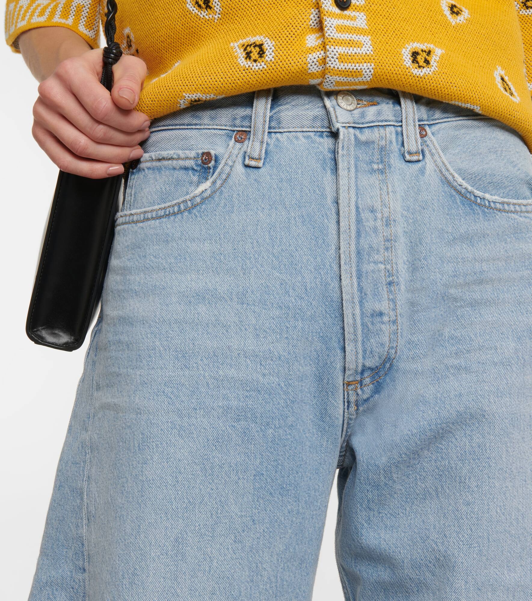 Luna high-rise barrel-leg jeans - 4