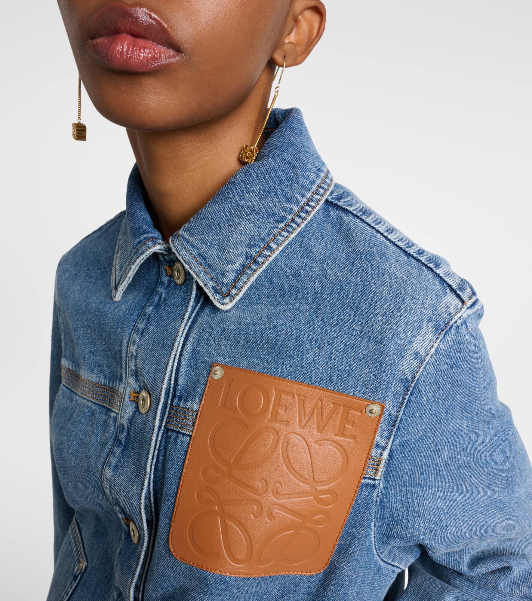 Anagram denim jacket - 4