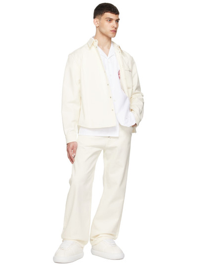 Marni Off-White Embroidered Shirt outlook