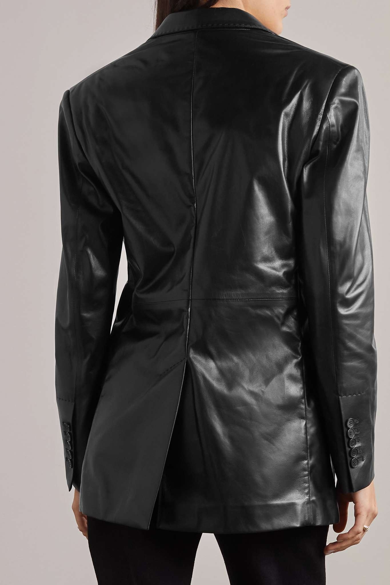 【関税&送料込】Tom Ford Leather Blazer Tom Ford - Single-breasted leather blazer TOM FORD