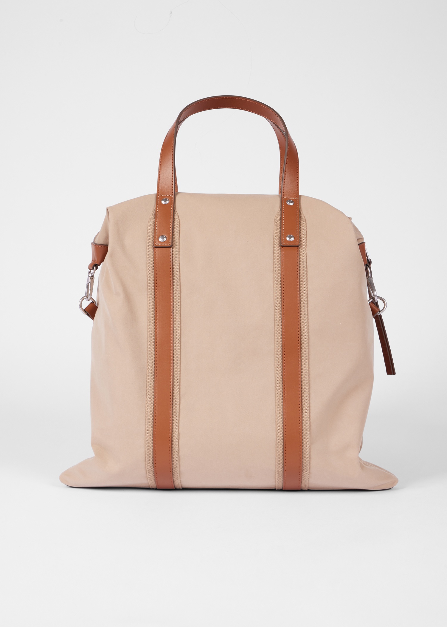 Ecru Duffle Tote Bag - 7