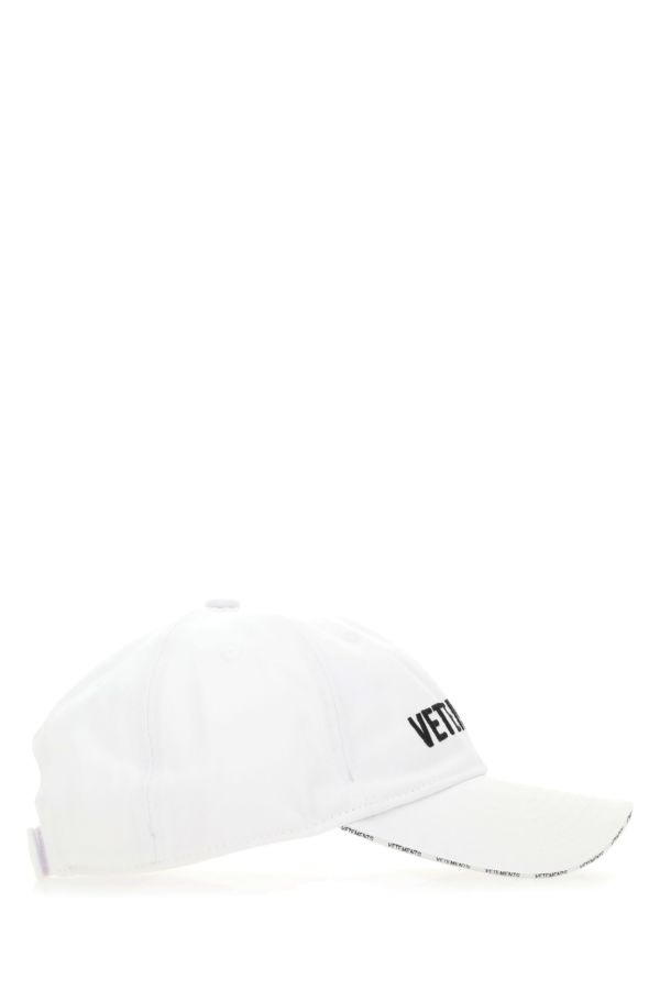 VETEMENTS White Cotton Baseball Cap - 2