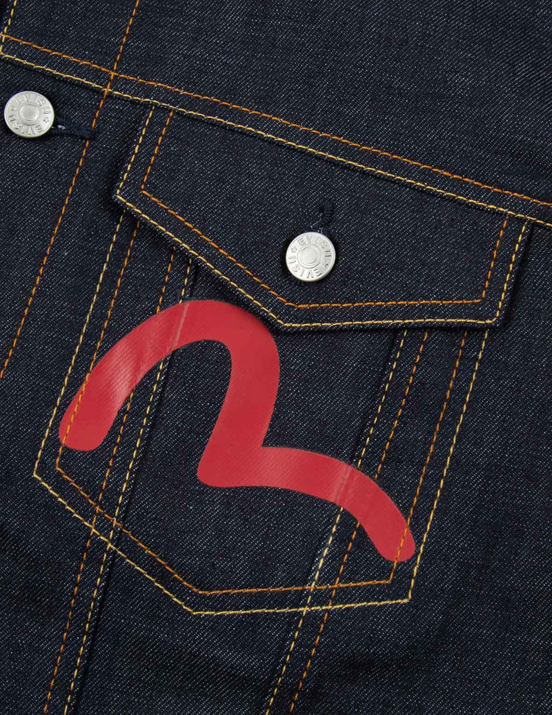 GODHEAD PRINT DENIM JACKET 8